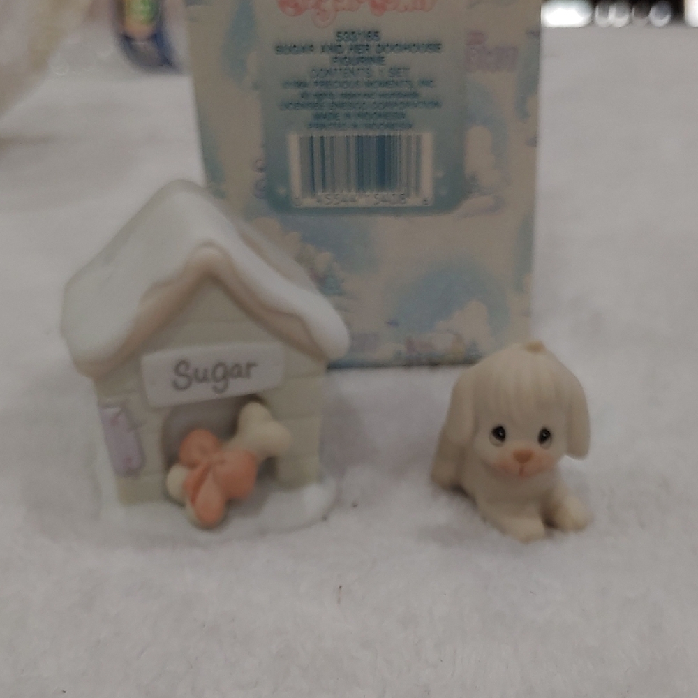 Precious Moments Sugar Pet House with Puppy Figurine